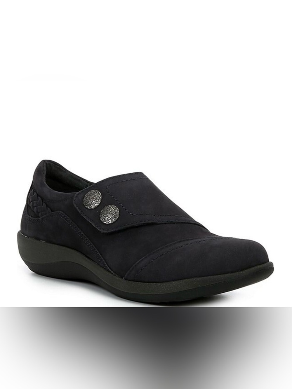 Aetrex Karina Monk Strap Suede Loafers